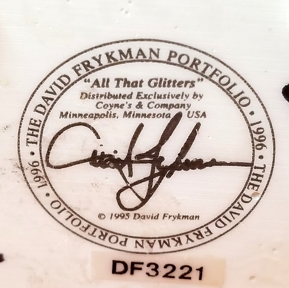 VTG David Frykman Oldest Angel Candle Holder DF3221 All That Glitters Christmas - Picture 13 of 13